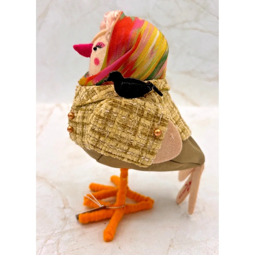 2024 Target Pride Featherly Friends Hollywood Movie Star Fabric Bird w/‎ Tag EUC